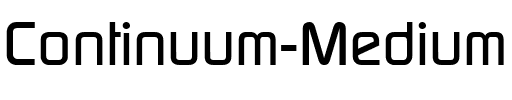 Continuum Medium Regular.ttf