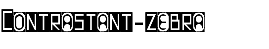 Contrastant zebra Normal.ttf