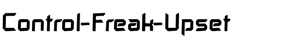 Control Freak Upset Regular.ttf
