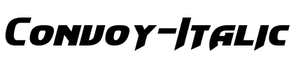 Convoy Italic.ttf