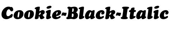 Cookie Black Italic.ttf