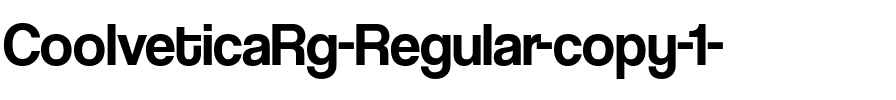 Coolvetica Rg Regular.ttf