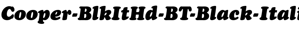 Cooper BlkItHd BT Black Italic.ttf