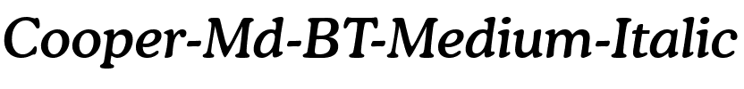 Cooper Md BT Medium Italic.ttf