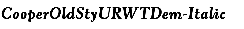 CooperOldStyURWTDem Italic.ttf