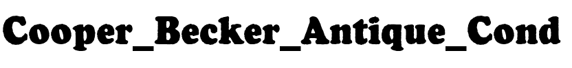 Cooper Becker Antique Cond Regular.ttf
