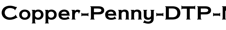Copper Penny DTP Regular.otf