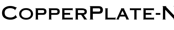 CopperPlate-Normal Regular.ttf