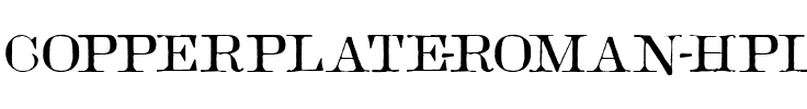 Copperplate Roman HPLHS.ttf