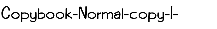 Copybook Normal.ttf