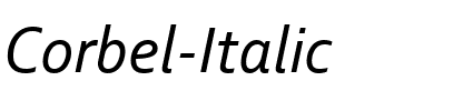 Corbel Italic.ttf