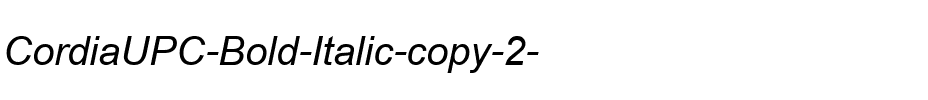 CordiaUPC Bold Italic.ttf