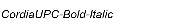 CordiaUPC Bold Italic.ttf