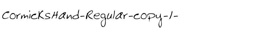 CormicksHand Regular.ttf