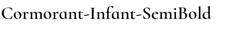 Cormorant Infant SemiBold Regular.ttf