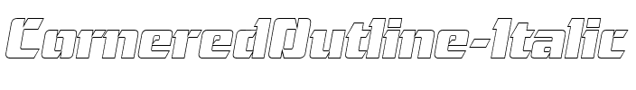 CorneredOutline Italic.ttf