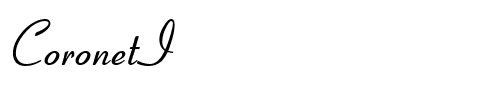 CoronetI Regular.ttf
