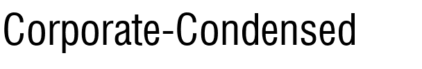 Corporate Condensed Regular.ttf