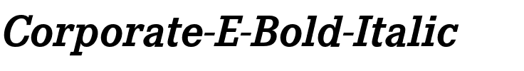 Corporate E BQ ItalicBold.ttf