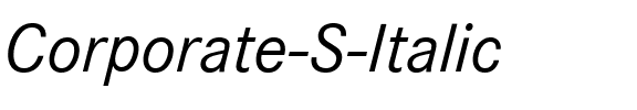 Corporate S BQ Italic.ttf