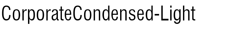 CorporateCondensed Light.ttf