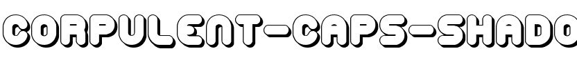 Corpulent Caps Shadow (BRK) Regular.ttf