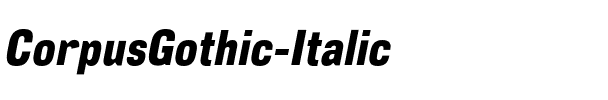 CorpusGothic Italic.ttf
