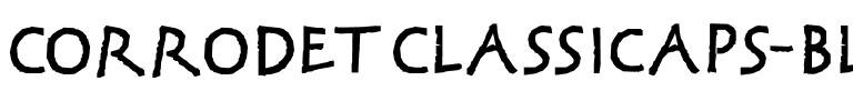 CorrodetClassicaps-Black Regular.ttf