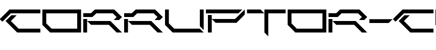 Corruptor Clean LDR Regular.ttf