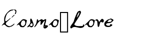 Cosmo_Love Medium.ttf