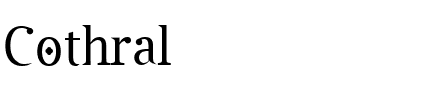 Cothral Medium.ttf