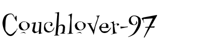 Couchlover 97.ttf