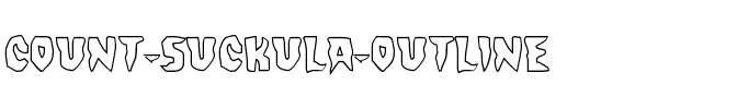 Count Suckula Outline Outline.ttf