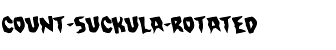 Count Suckula Rotated Regular.ttf