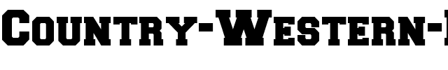 Country Western Bold.ttf