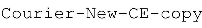 Courier New CE Обычный.ttf