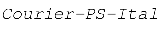 Courier-PS Italic.ttf
