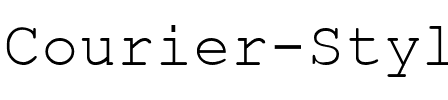 Courier Stylus Regular.ttf