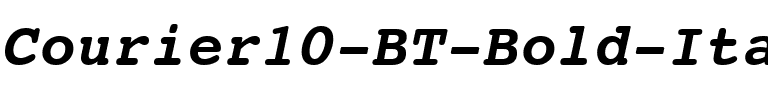 Courier10 BT Bold Italic.ttf
