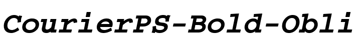 CourierPS Gras Oblique.ttf