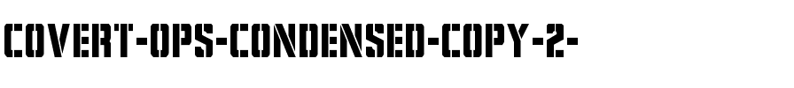 Covert Ops Condensed Condensed.ttf