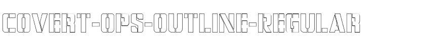 Covert Ops Outline Regular.ttf