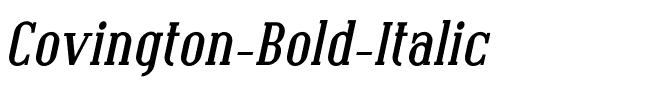 Covington Bold Italic.ttf