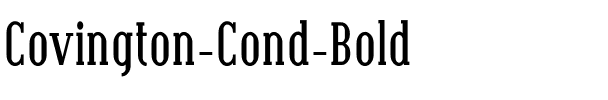 Covington Cond Bold.ttf
