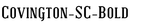 Covington SC Bold.ttf