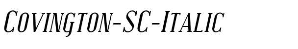 Covington SC Italic.ttf