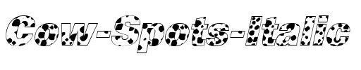 Cow-Spots Italic.ttf