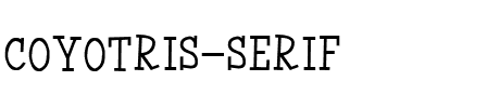 Coyotris Serif Regular.ttf