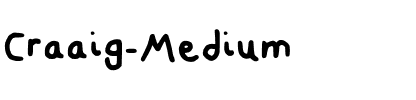 Craaig Medium.otf