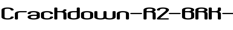 Crackdown R2 BRK Normal.ttf